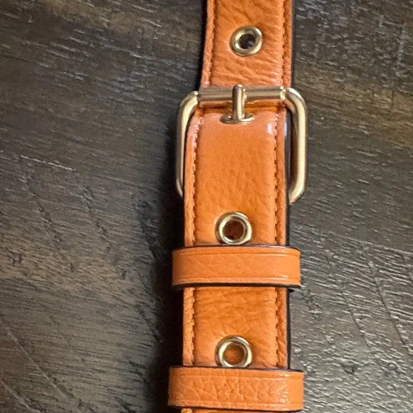 Coach Tangerine/Orange Leather Handbag - Picture 5 of 8